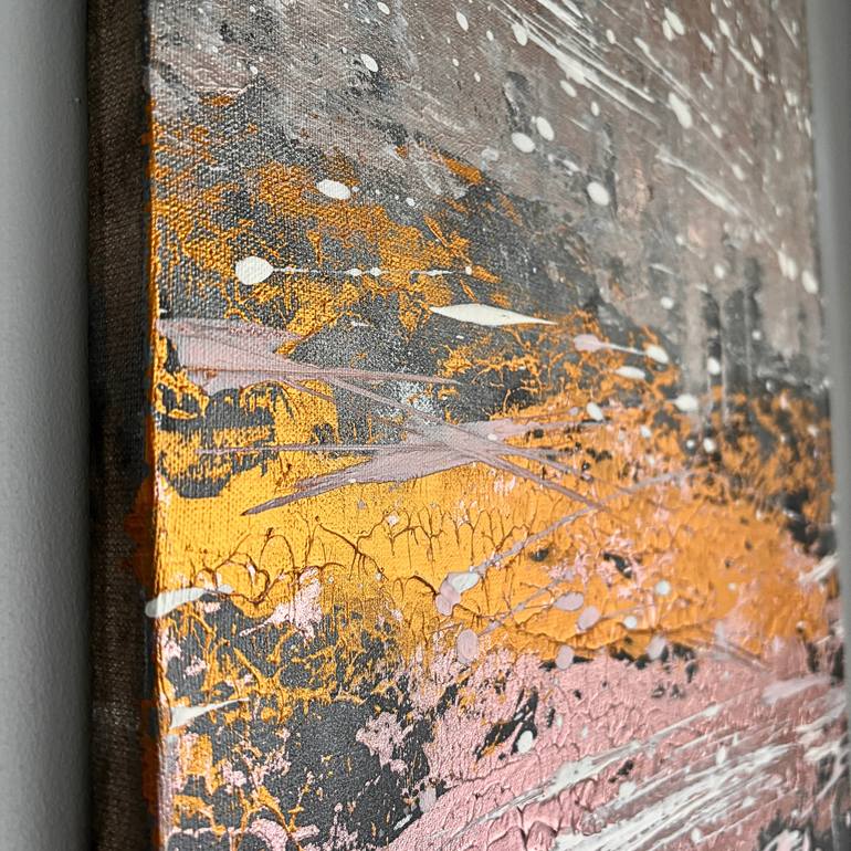 Original Abstract Expressionism Abstract Painting by Olga Denishchik