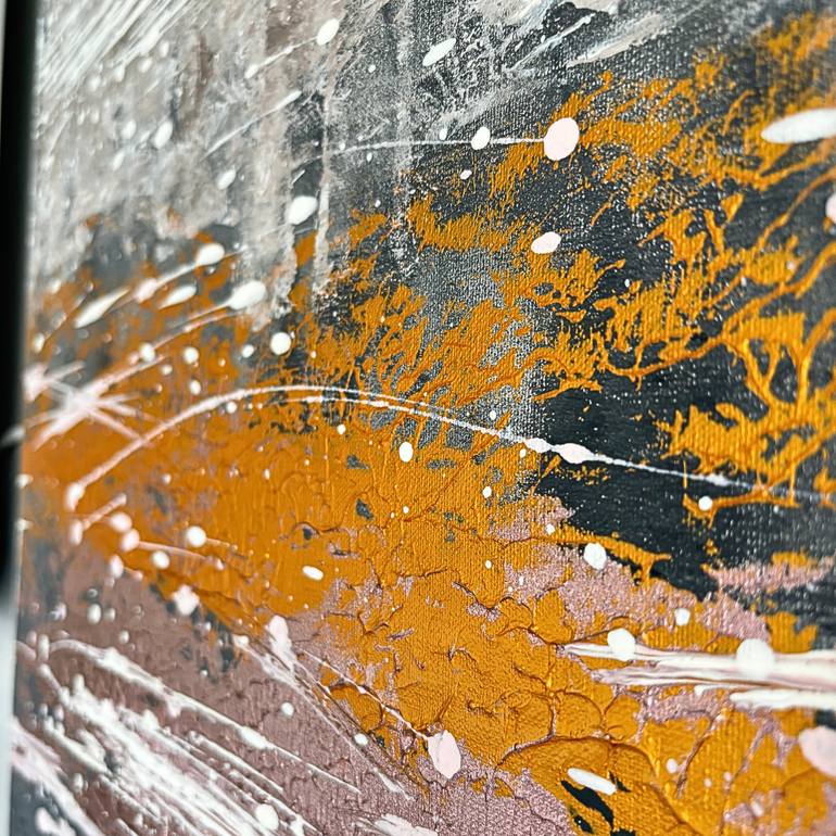 Original Abstract Expressionism Abstract Painting by Olga Denishchik