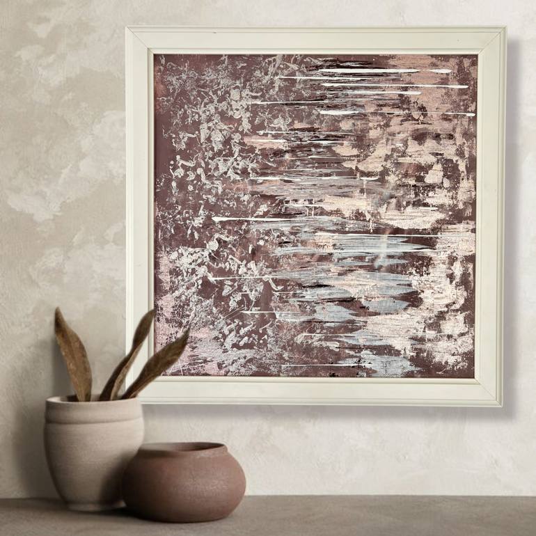 Original Abstract Expressionism Abstract Painting by Olga Denishchik