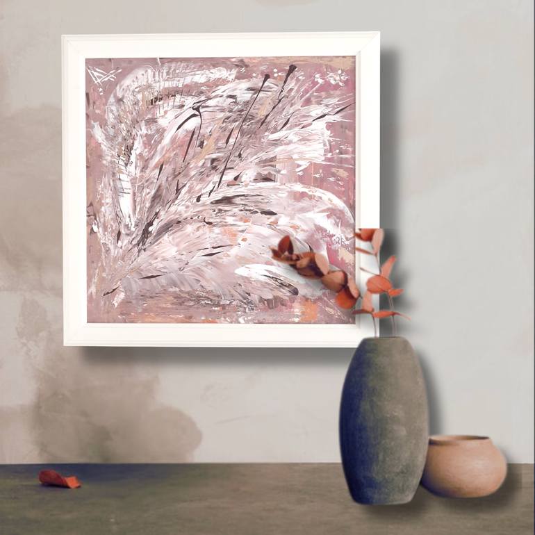 Original Abstract Expressionism Abstract Painting by Olga Denishchik