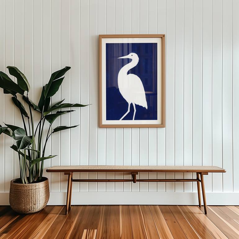 Original Black & White Animal Painting by Marco Valentin