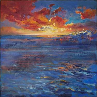 Original Contemporary Abstract Mixed Media by Gabriela Gran Vatamaniuc