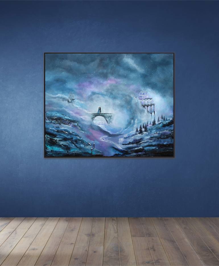 Original Expressionism Fantasy Painting by Ekaterina Koroleva