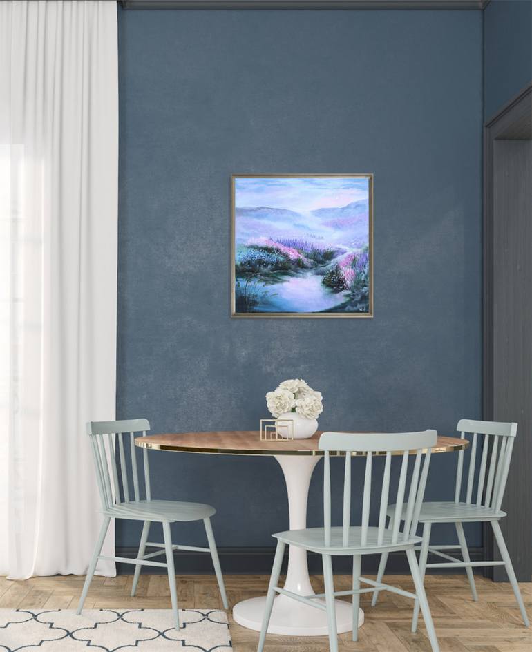 Original Expressionism Landscape Painting by Ekaterina Koroleva