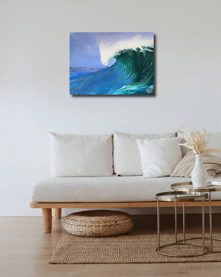 Original Realism Seascape Painting by Priyanka Shevale