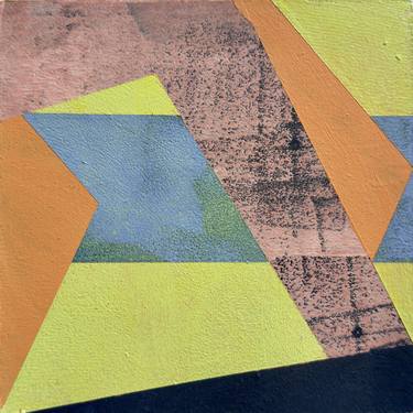 Original Geometric Abstract Paintings by Irmin Damm