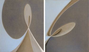 Original Conceptual Abstract Painting by Irmin Damm
