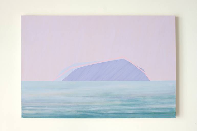 Original Geometric Seascape Painting by Gabriele Casale