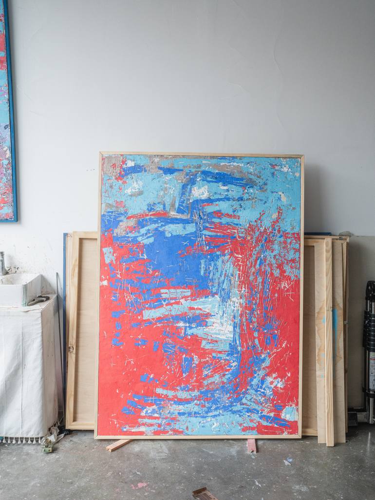 Original Abstract Expressionism Abstract Painting by Ignacio De Grado