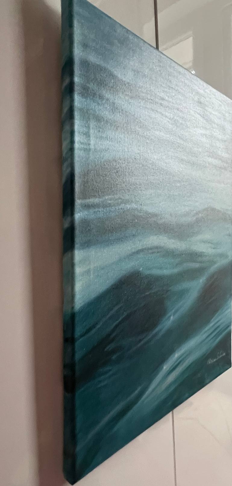 Original Realism Water Painting by Oksana Salminen