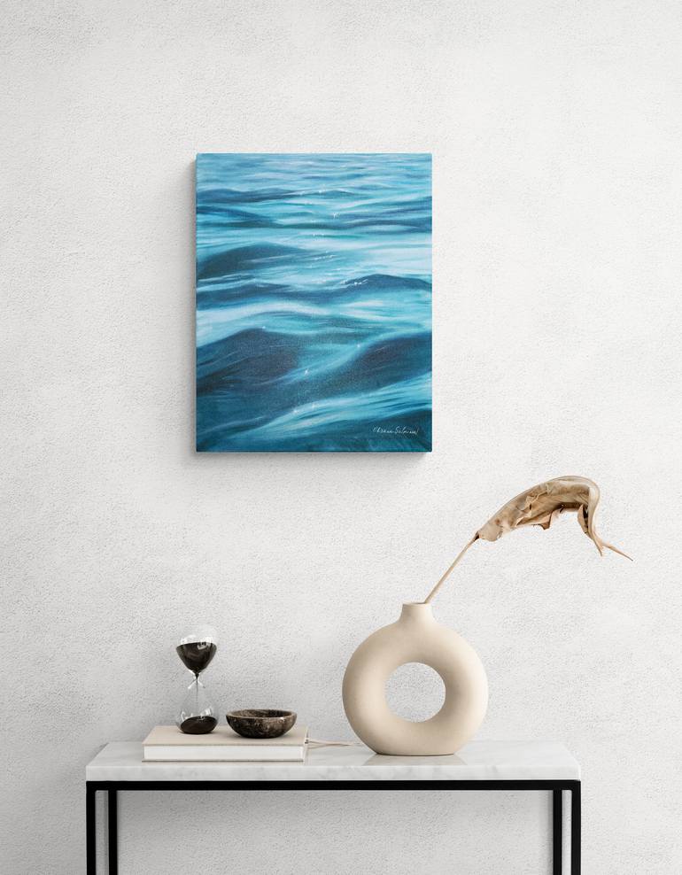 Original Realism Water Painting by Oksana Salminen