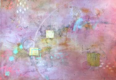 Original Abstract Mixed Media by Kaori Lockwood