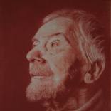 Portrait of Edwin Morgan by Hugh Gillan