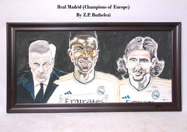 Original Realism Sports Paintings by Zamokuhle Buthelezi