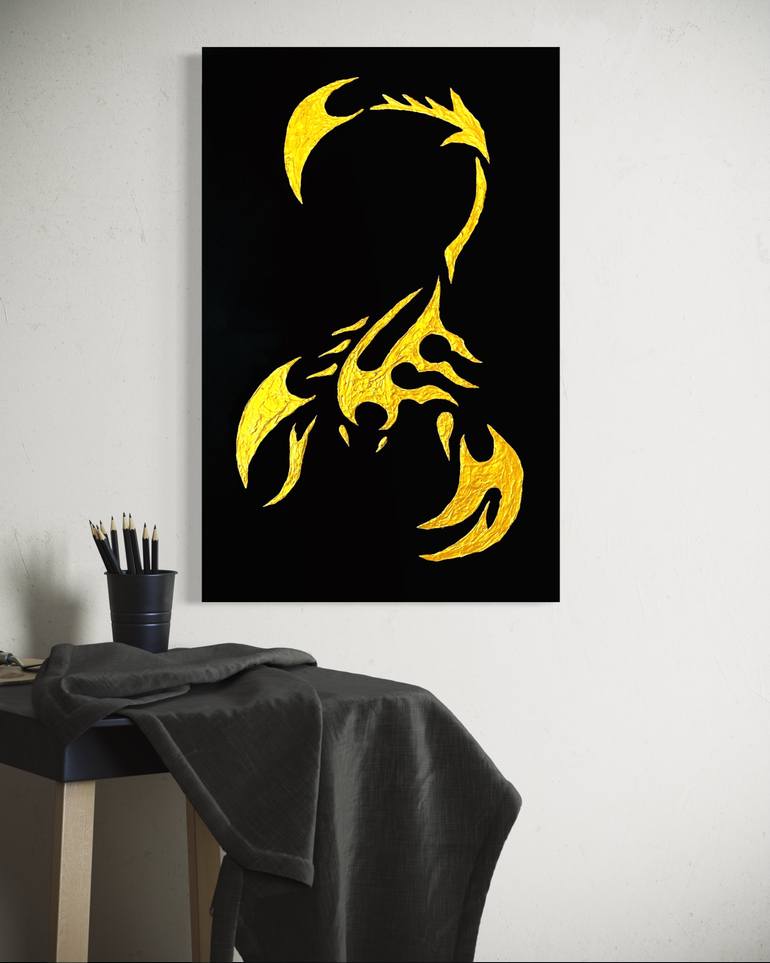 Original Abstract Animal Painting by Daria Muller