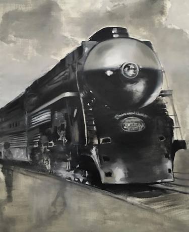 Print of Art Deco Train Paintings by Gregg Chadwick