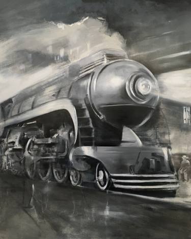 Original Train Paintings by Gregg Chadwick