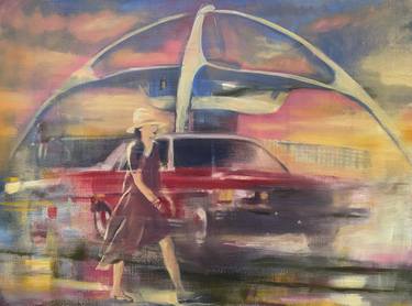 Original Art Deco Travel Paintings by Gregg Chadwick