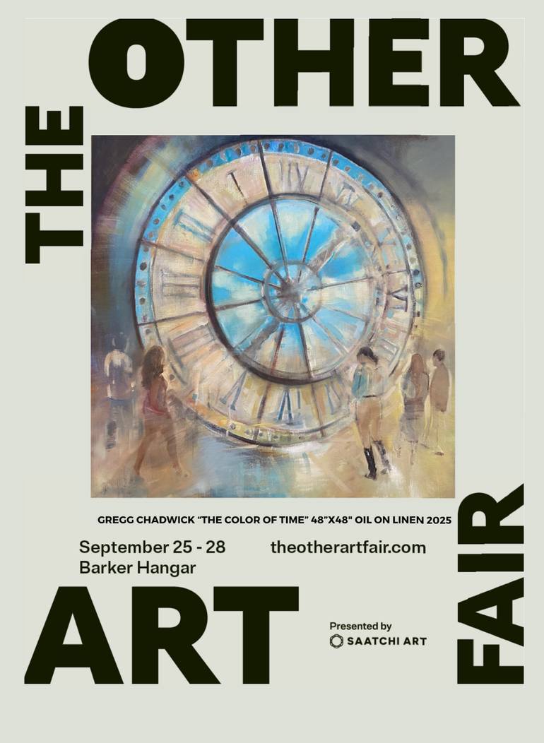 Original Art Deco Time Painting by Gregg Chadwick