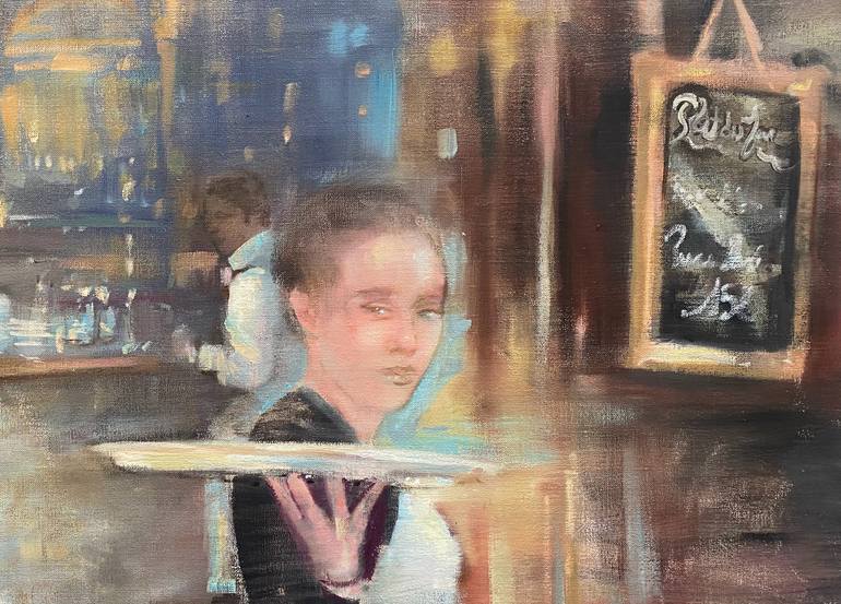 Original Art Deco Food & Drink Painting by Gregg Chadwick