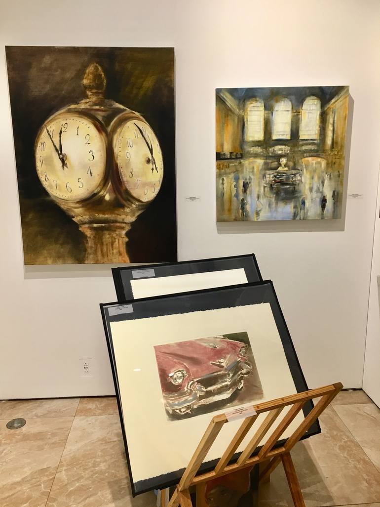 Original Art Deco Architecture Painting by Gregg Chadwick