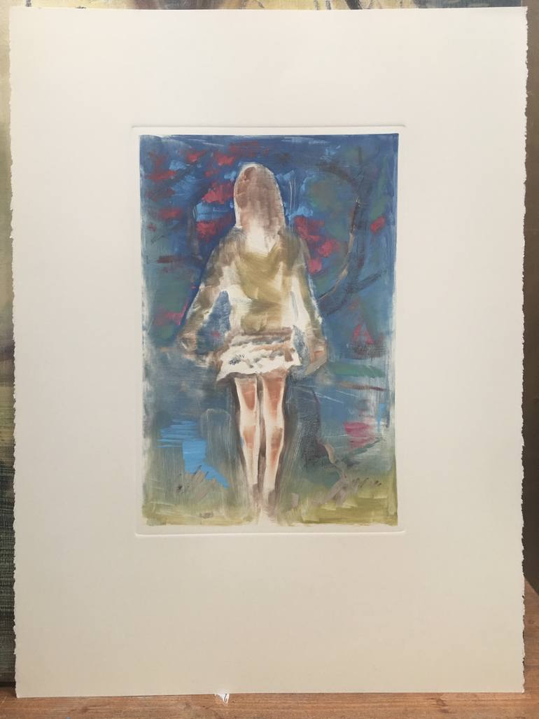 Original Art Deco Time Painting by Gregg Chadwick