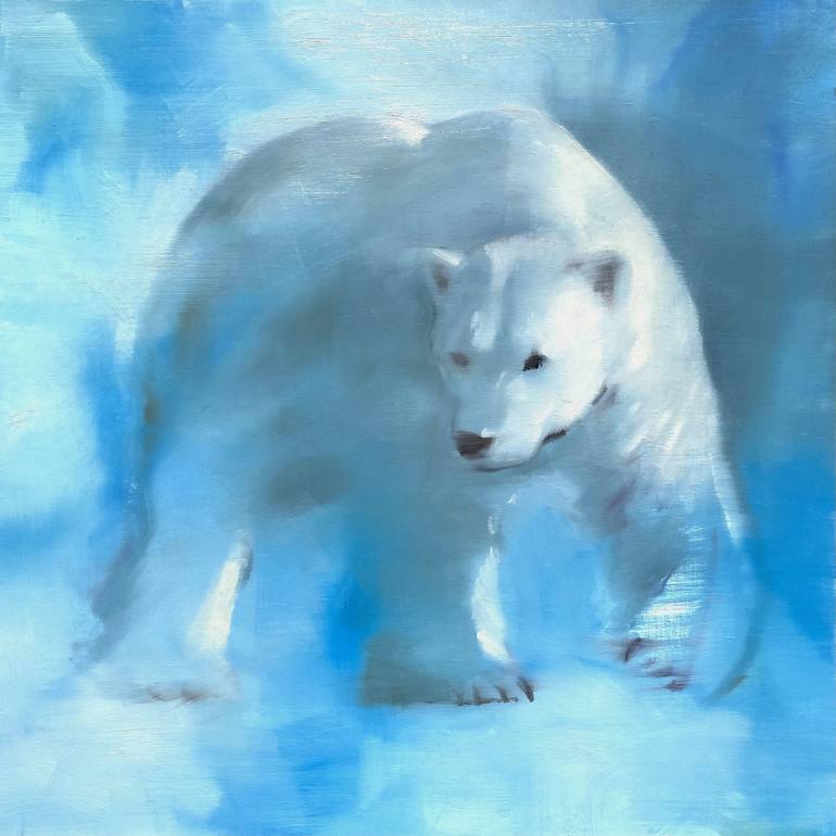 Isbjørn Painting by Gregg Chadwick | Saatchi Art