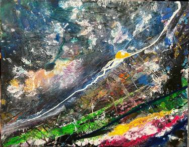 Original Abstract Expressionism Abstract Paintings by Spencer Stewart
