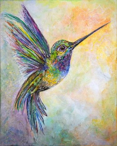 Original Contemporary Animal Painting by Mary Samek