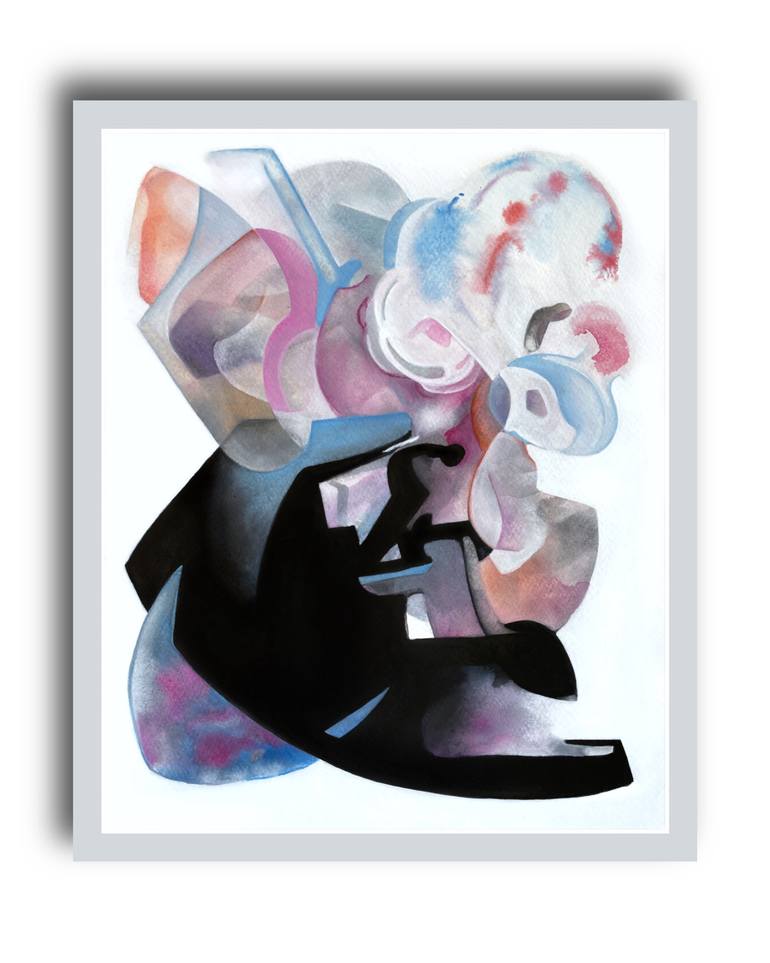 Original Surrealism Abstract Painting by Veronika Korotka