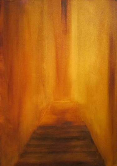 Original Impressionism Architecture Painting by Marco Maihofer