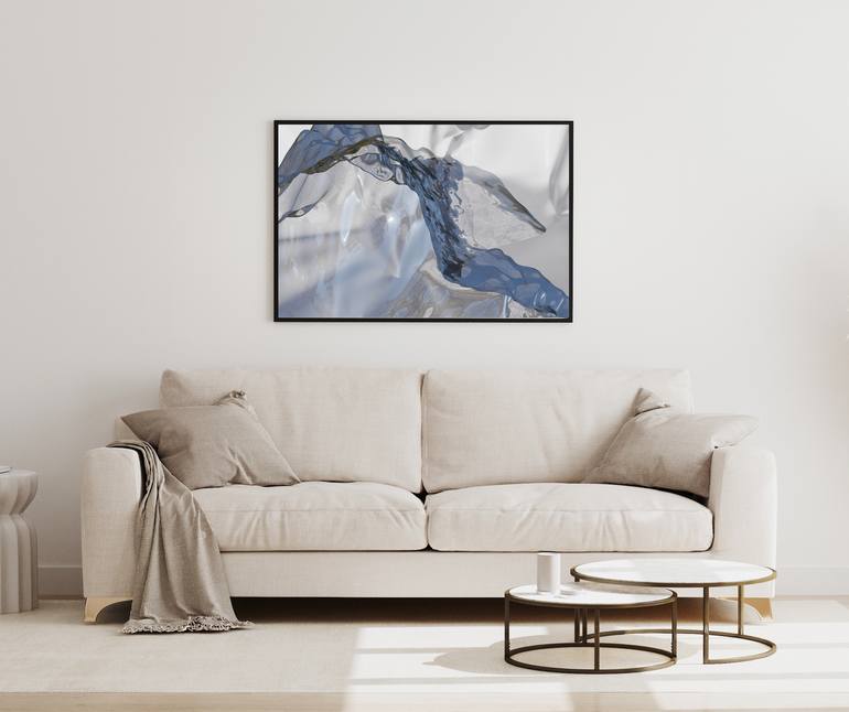 Original Art Deco Abstract Painting by Muhammad Shahroz Mumtaz