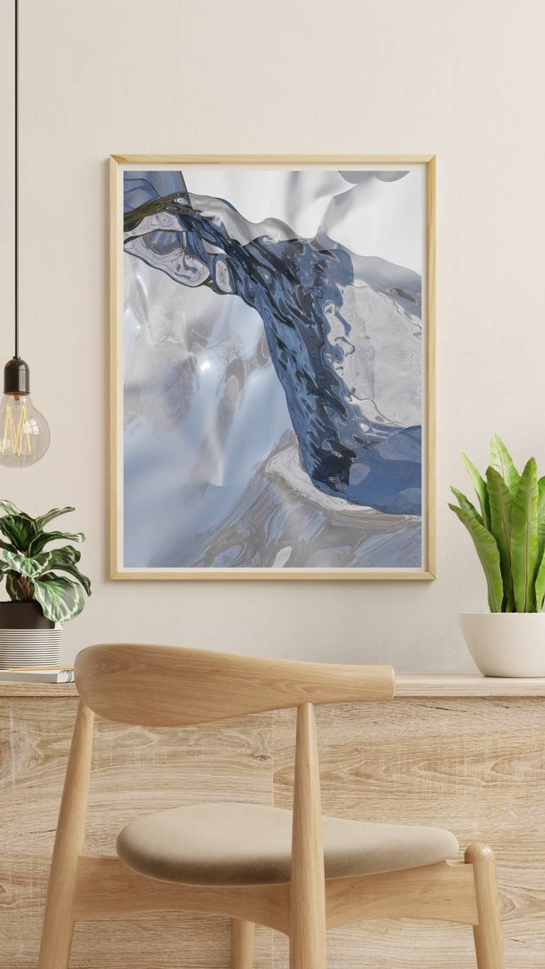 Original Art Deco Abstract Painting by Muhammad Shahroz Mumtaz
