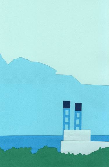 Original Fine Art Landscape Drawing by Yuko Nasu