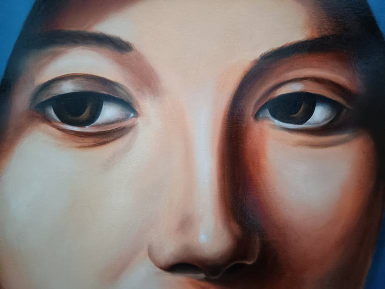 Original Classicism Religion Painting by Michela Zarino