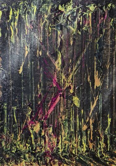 Original Expressionism Abstract Painting by O P V