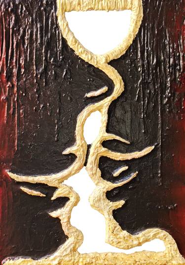 Original Expressionism Abstract Painting by O P V