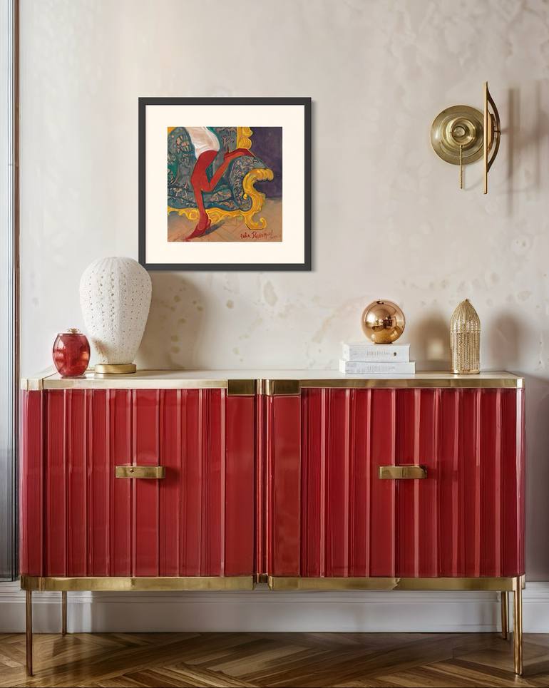 Original Illustration Body Painting by Julia Dzidziguri