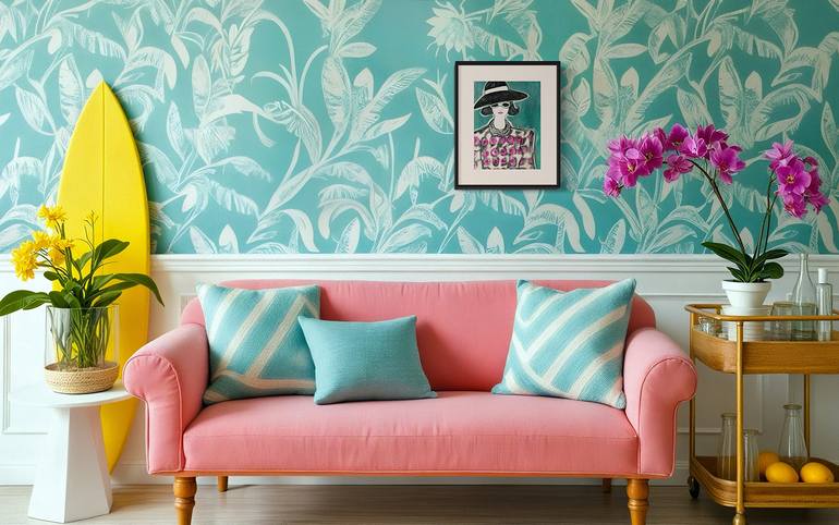 Original Illustration Fashion Painting by Julia Dzidziguri