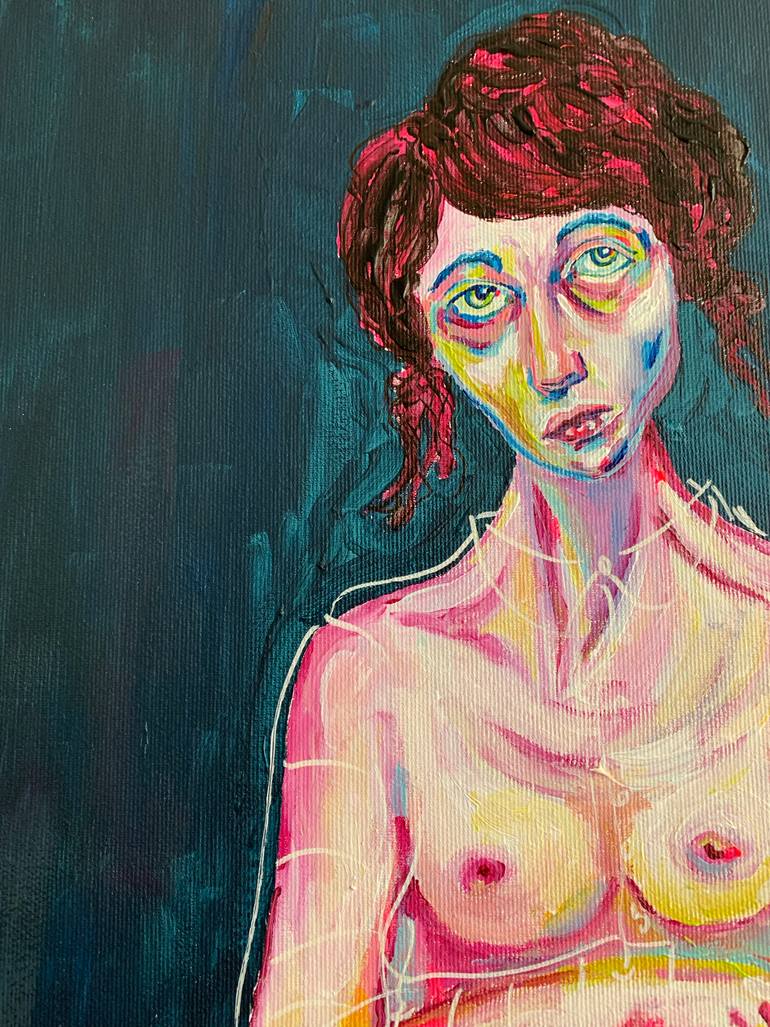 Original Conceptual Women Painting by Stefania Morgante