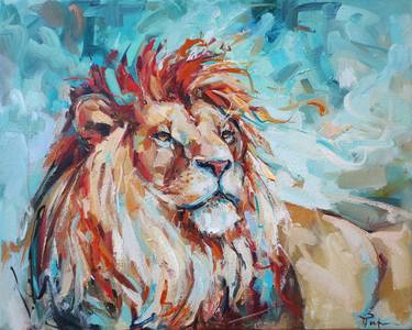 Original Expressionism Animal Paintings by Julia Ruf