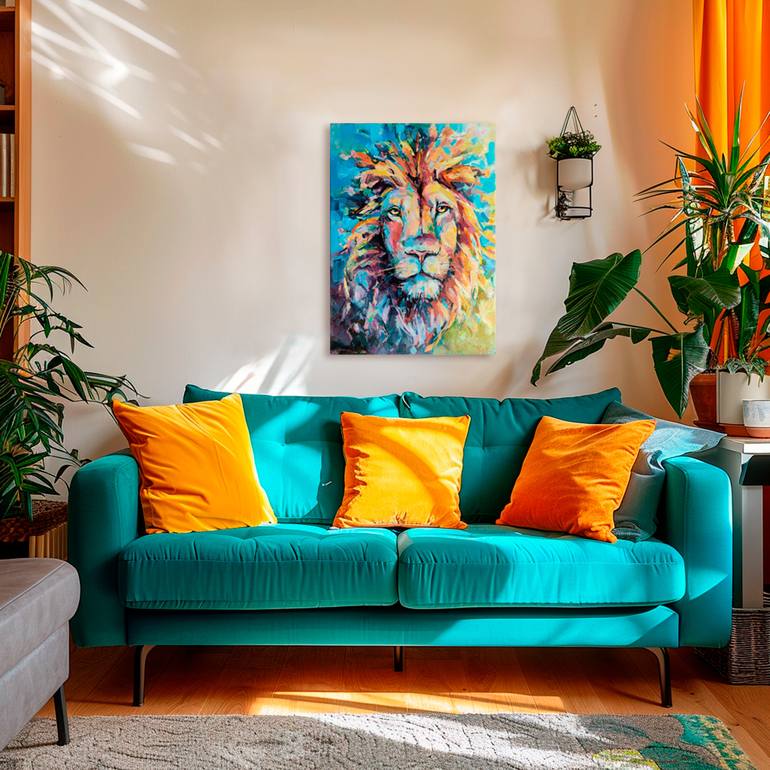 Original Expressionism Animal Painting by Julia Ruf