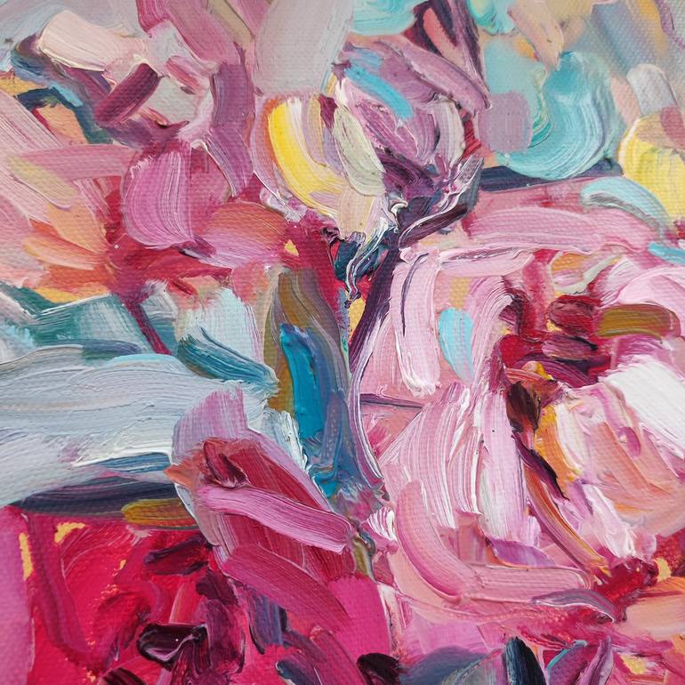 Original Expressionism Floral Painting by Julia Ruf