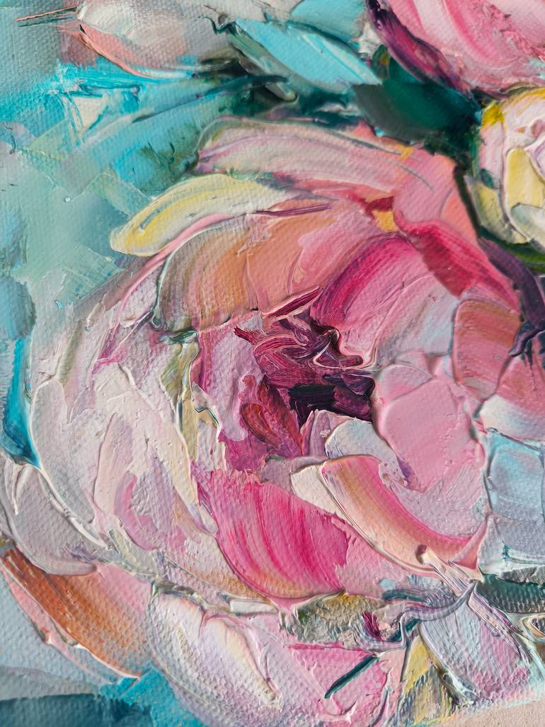 Original Expressionism Floral Painting by Julia Ruf