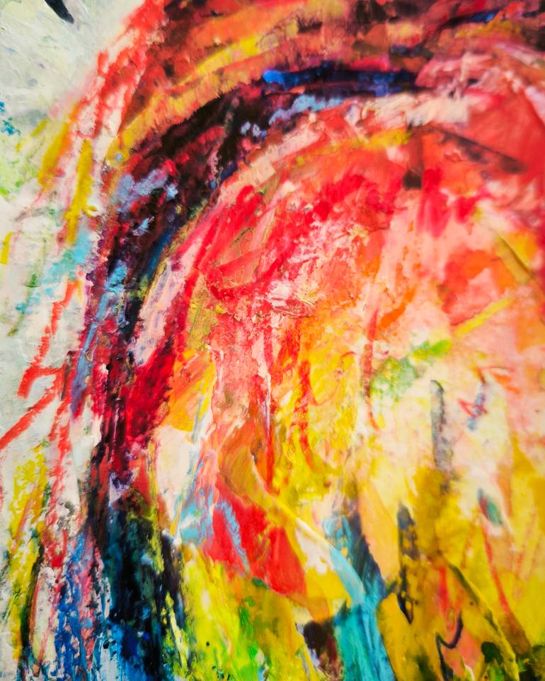 Original Expressionism Animal Painting by Julia Ruf