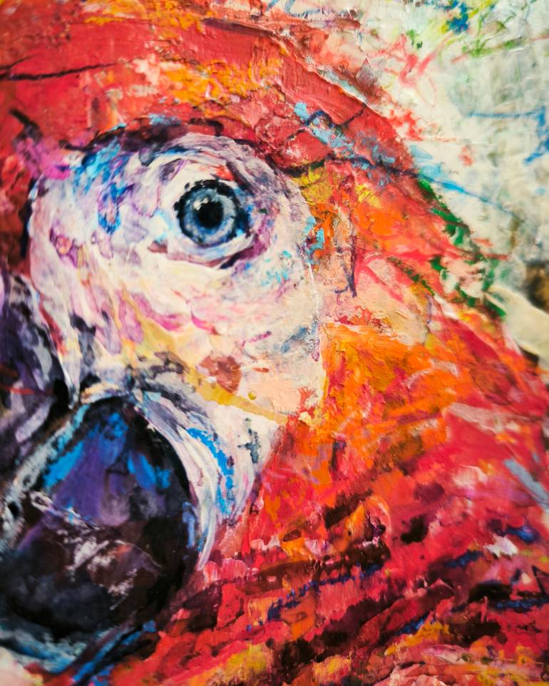Original Expressionism Animal Painting by Julia Ruf