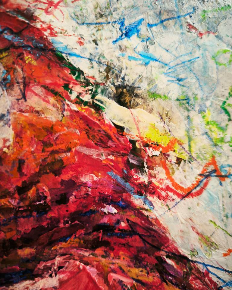 Original Expressionism Animal Painting by Julia Ruf