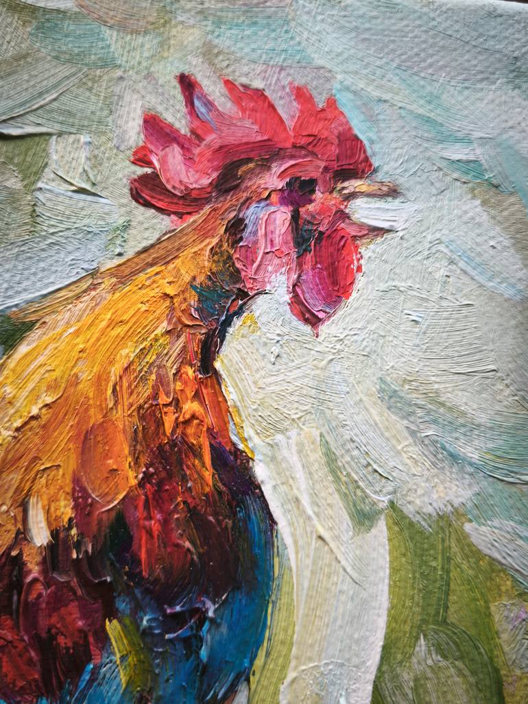 Original Expressionism Animal Painting by Julia Ruf