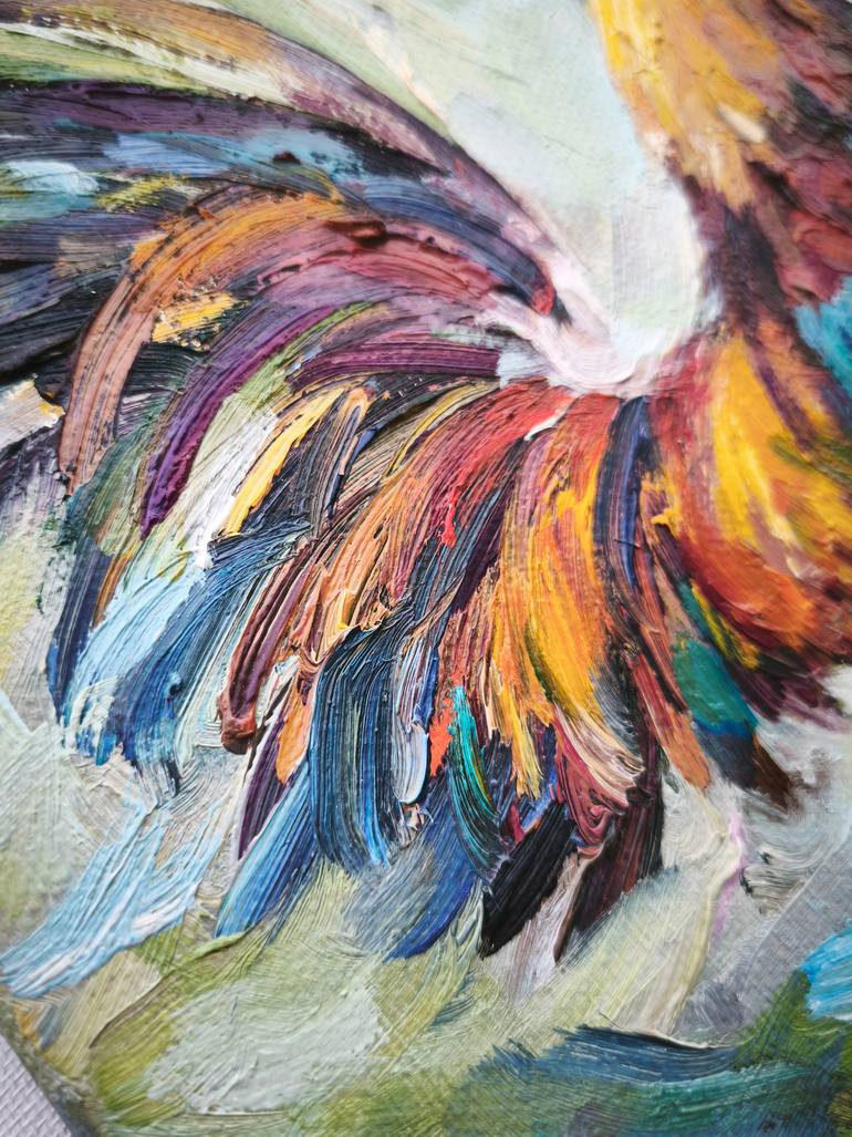 Original Expressionism Animal Painting by Julia Ruf