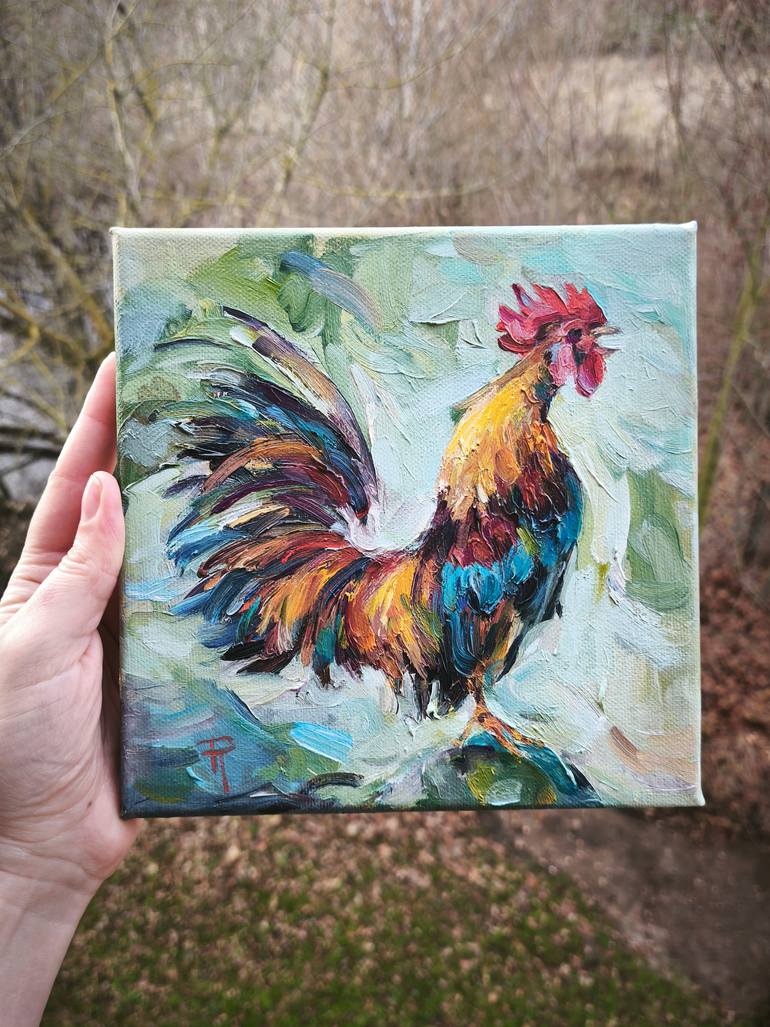 Original Expressionism Animal Painting by Julia Ruf